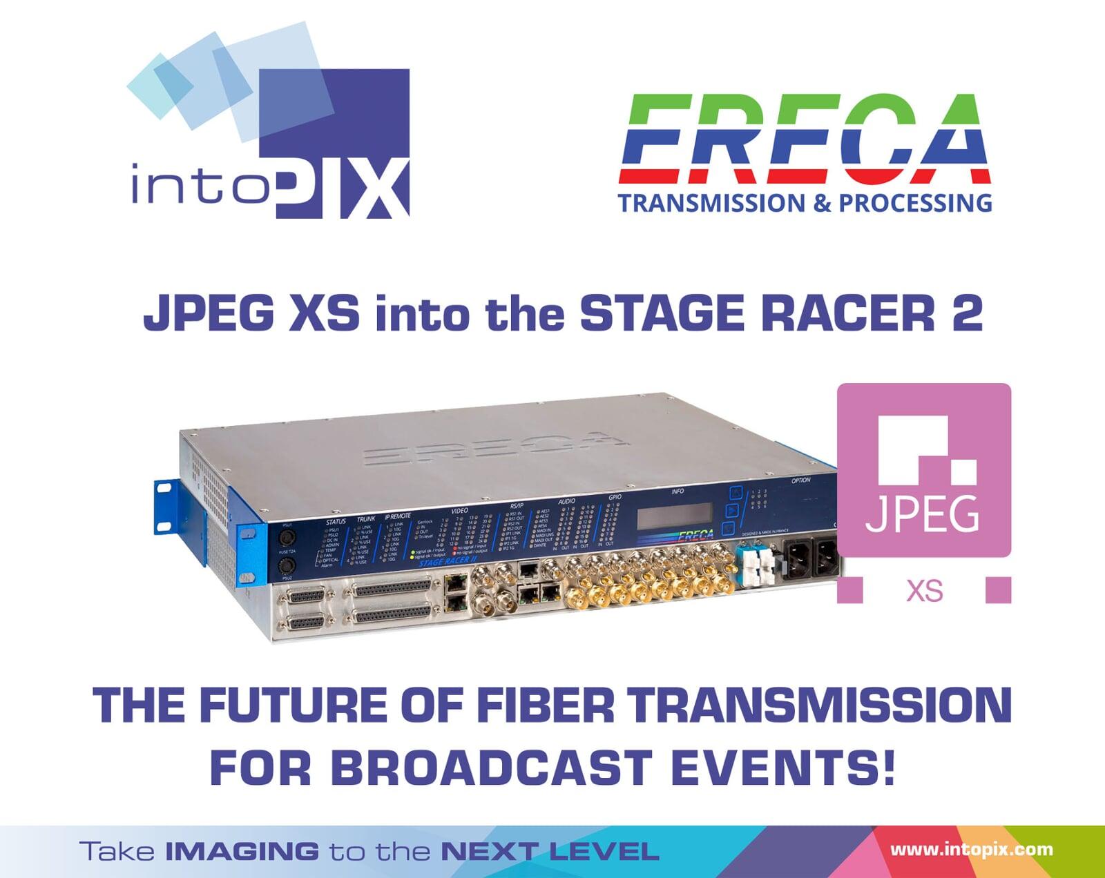 介紹舞台賽車 2 與 intoPIX JPEG XS：廣播活動光纖傳輸的未來